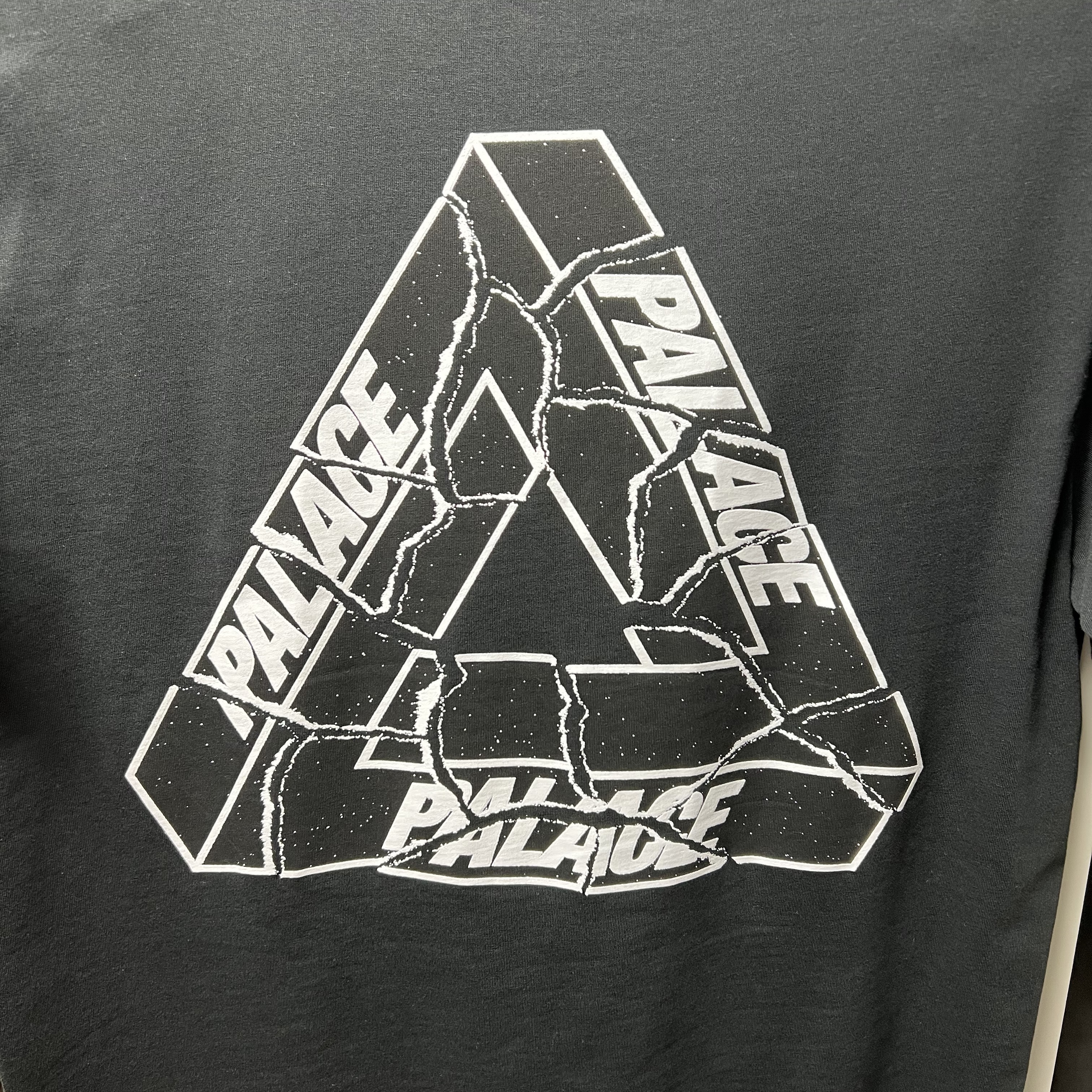 Palace Tri-Ripped T-Shirt Black - 23FW 착용 스타일