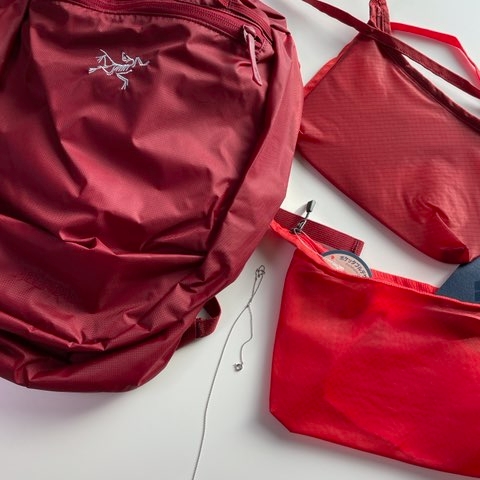 Arc'teryx Heliad 10 Backpack Bordeaux 착용 스타일 - 5