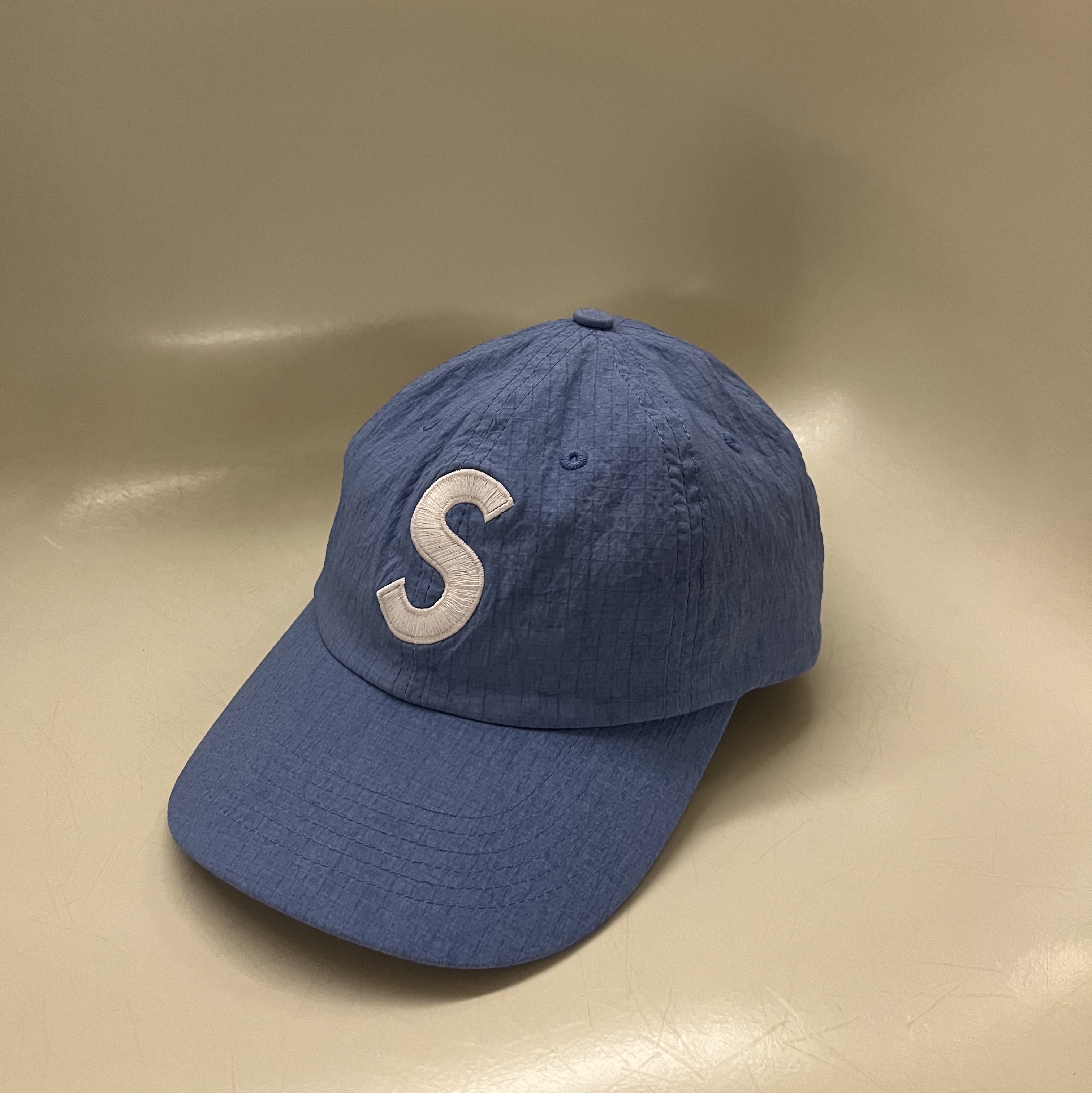 Supreme Cordura Ripstop S Logo 6-Panel Royal - 23SS 착용 스타일