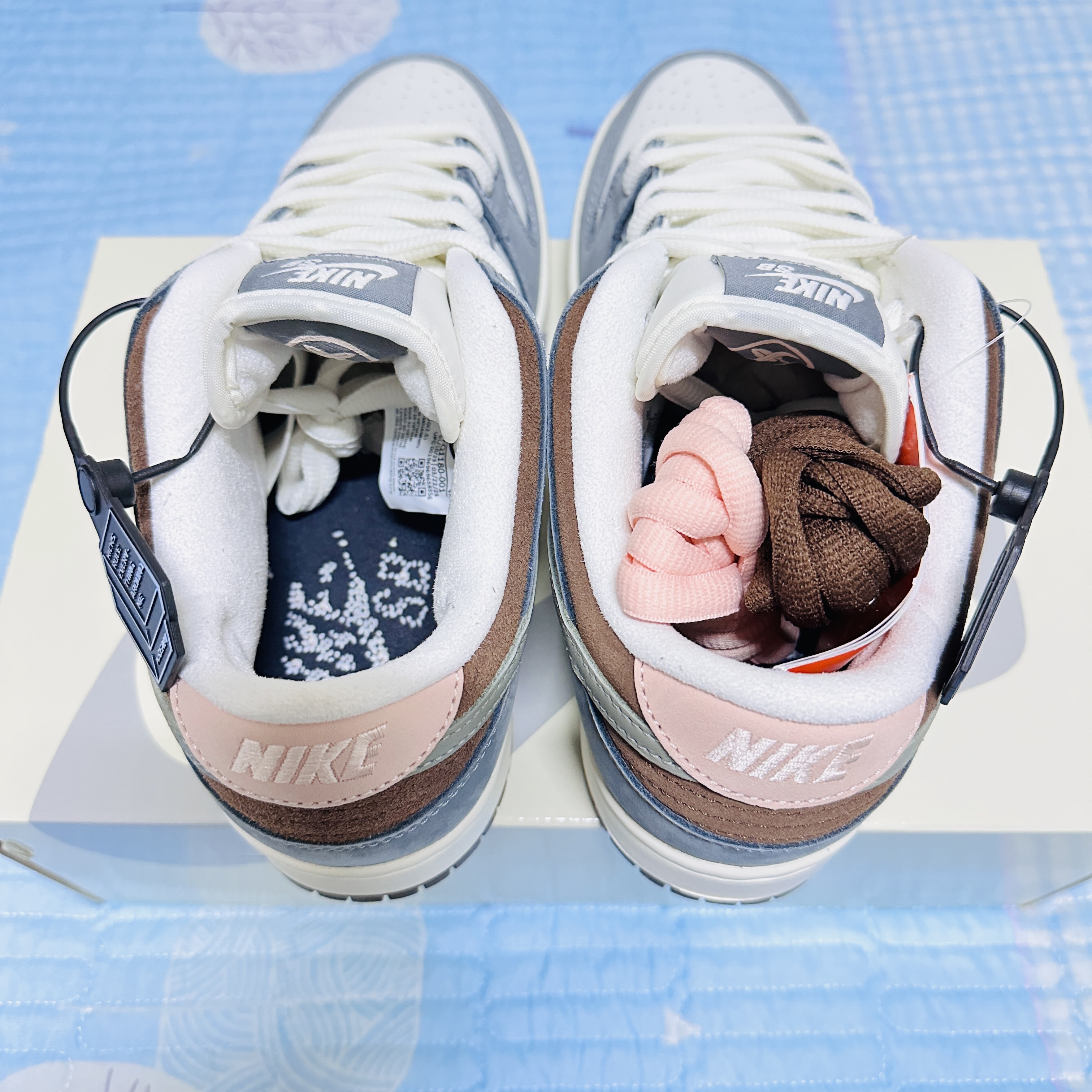 Nike x Yuto Horigome SB Dunk Low Wolf Grey 착용 스타일 - 5