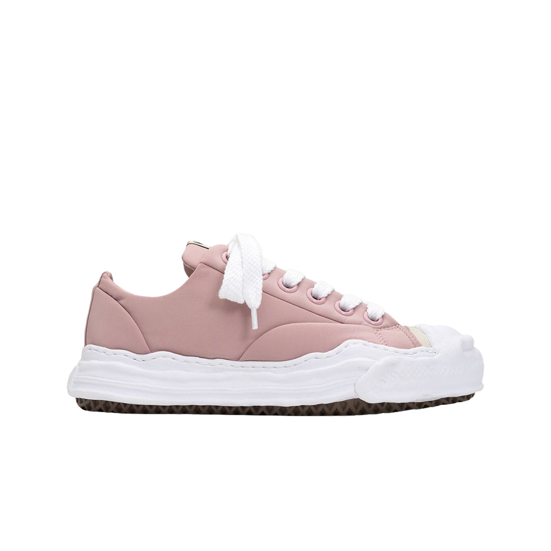 메종 미하라 야스히로 행크 OG 솔 나일론 퍼퍼 로우탑 스니커즈 핑크(Maison Mihara Yasuhiro Hank OG Sole Nylon Puffer Low-top Sneakers Pink) - 1