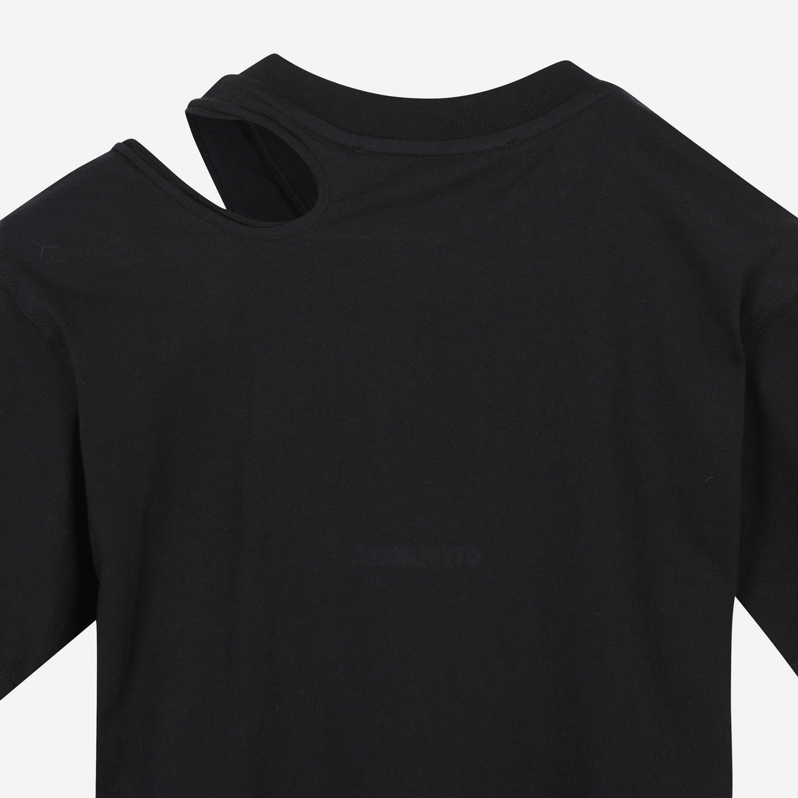 오토링거 우먼 니티드 컷아웃 티셔츠 블랙(Ottolinger Women Knitted Cutout T-Shirt Black) - 6
