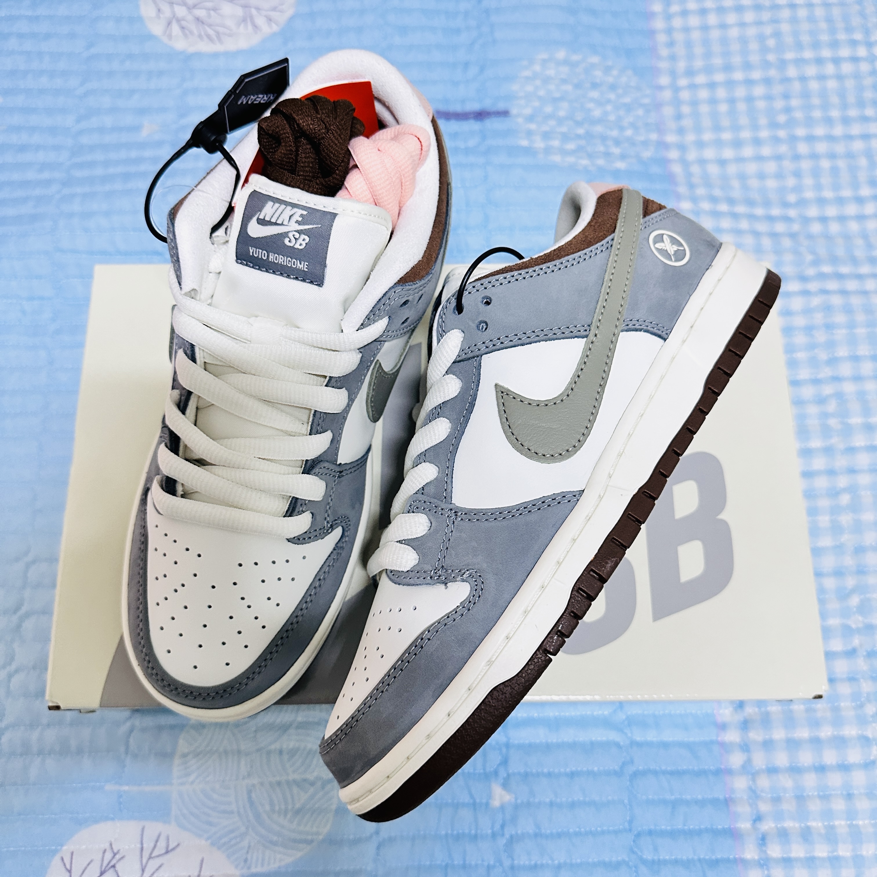 Nike x Yuto Horigome SB Dunk Low Wolf Grey 착용 스타일 - 1