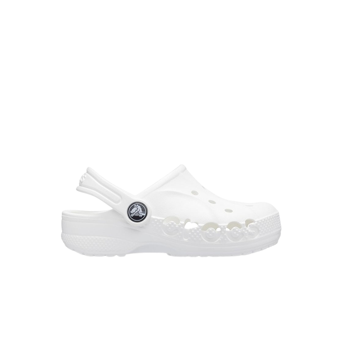 207013-100 (Kids) Crocs Baya Clog White