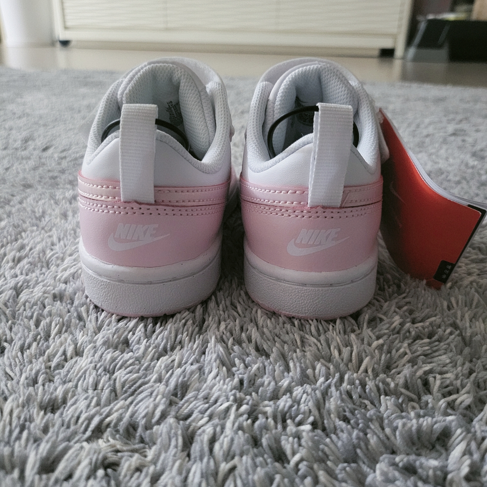 (PS) Nike Court Borough 2 SE White Pink Foam 착용 스타일 - 2