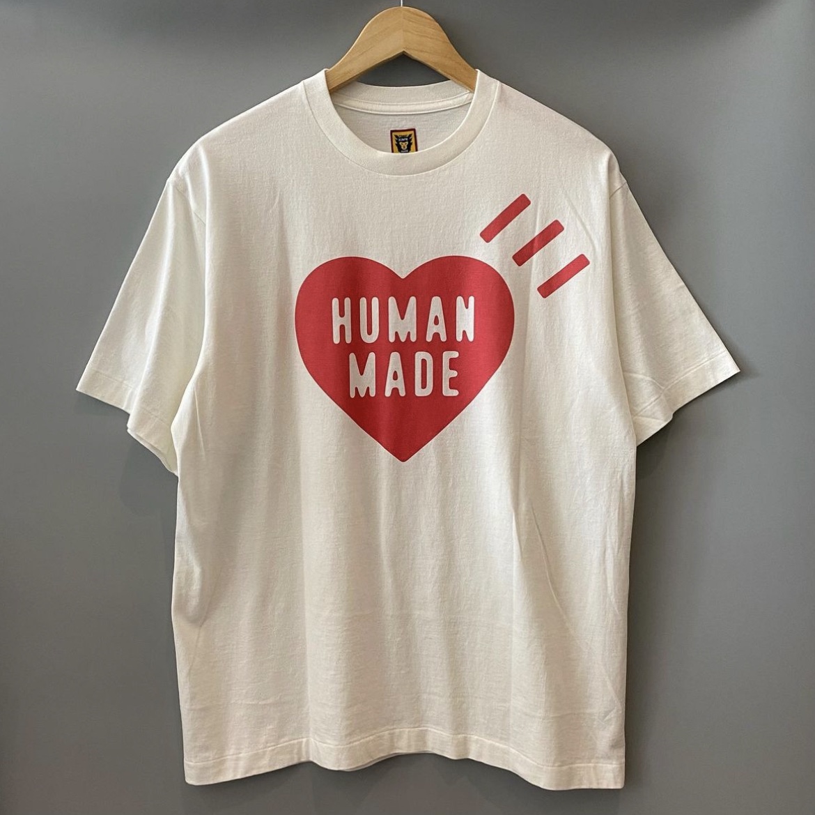 Human Made Heart L/S T-Shirt White 착용 스타일