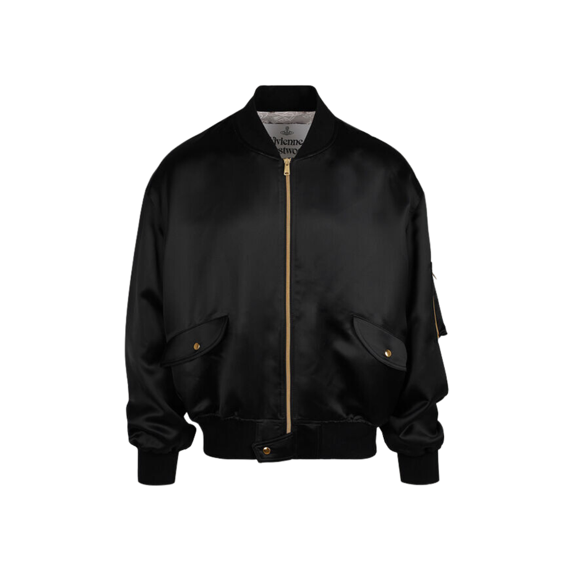 Vivienne Westwood Bernardo Bomber Jacket Black 상세 이미지 1