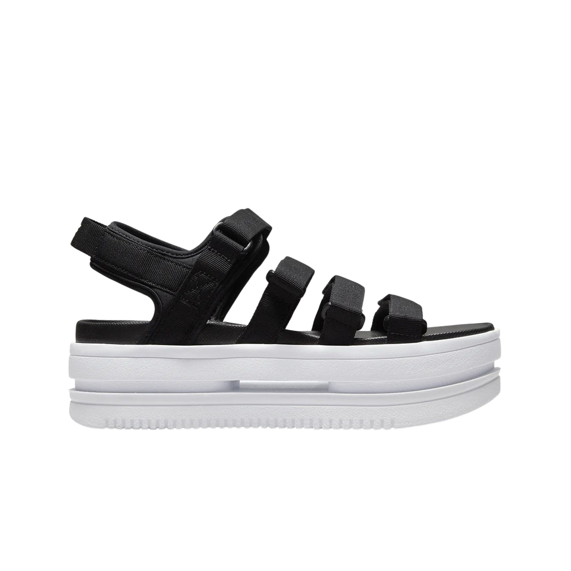 DH0224-001 (W) Nike Icon Classic Sandals Black White