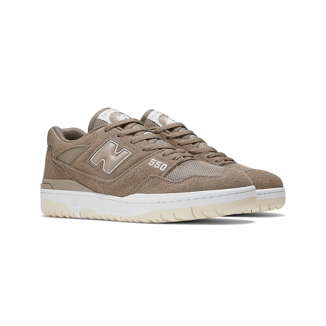 New Balance 550 Brown - D Standard 착용 스타일 - 2