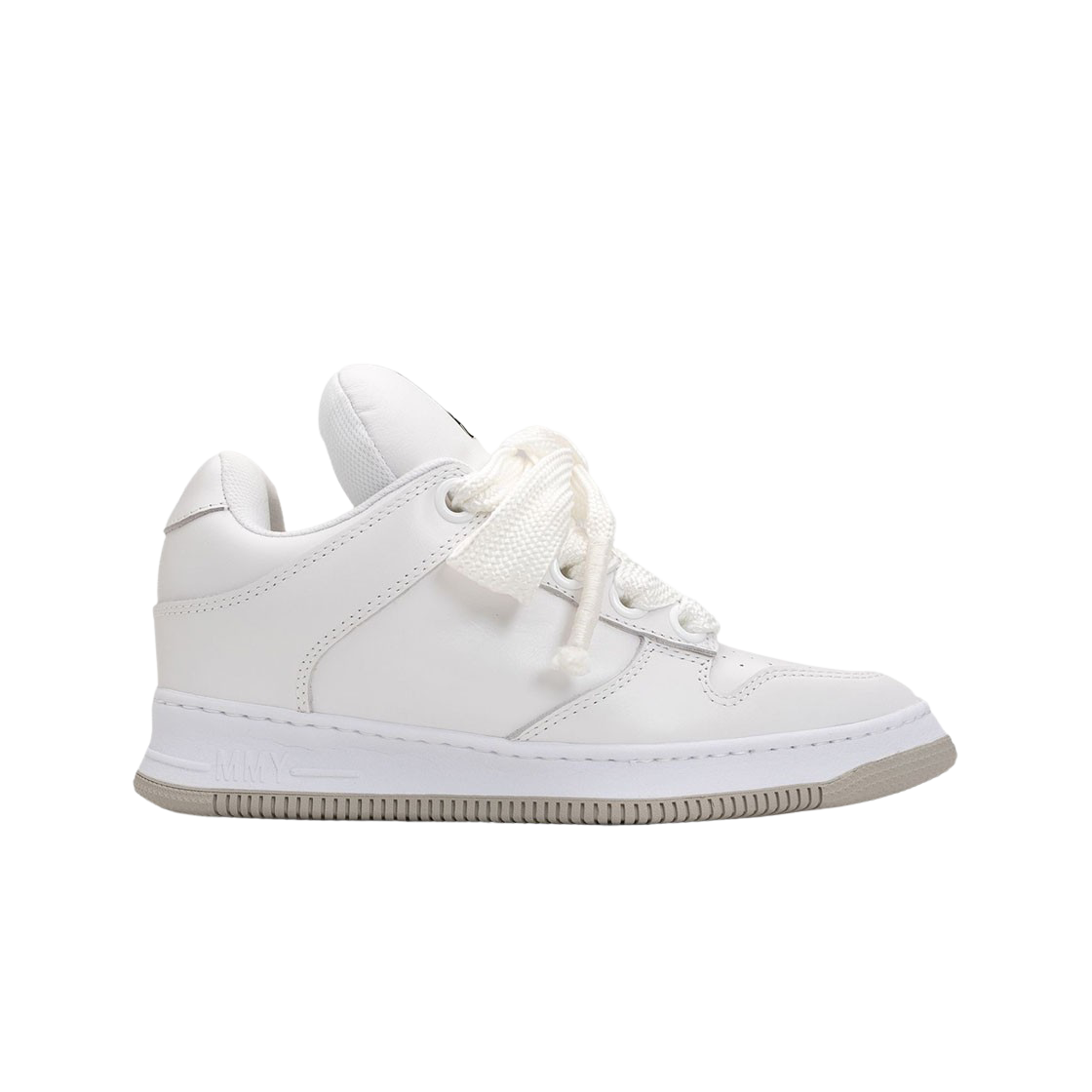 (W) 메종 미하라 야스히로 로지 대드 OG 솔 레더 로우탑 스니커즈 화이트((W) Maison Mihara Yasuhiro Rosy Dad OG Sole Leather Low-top Sneakers White) - 1