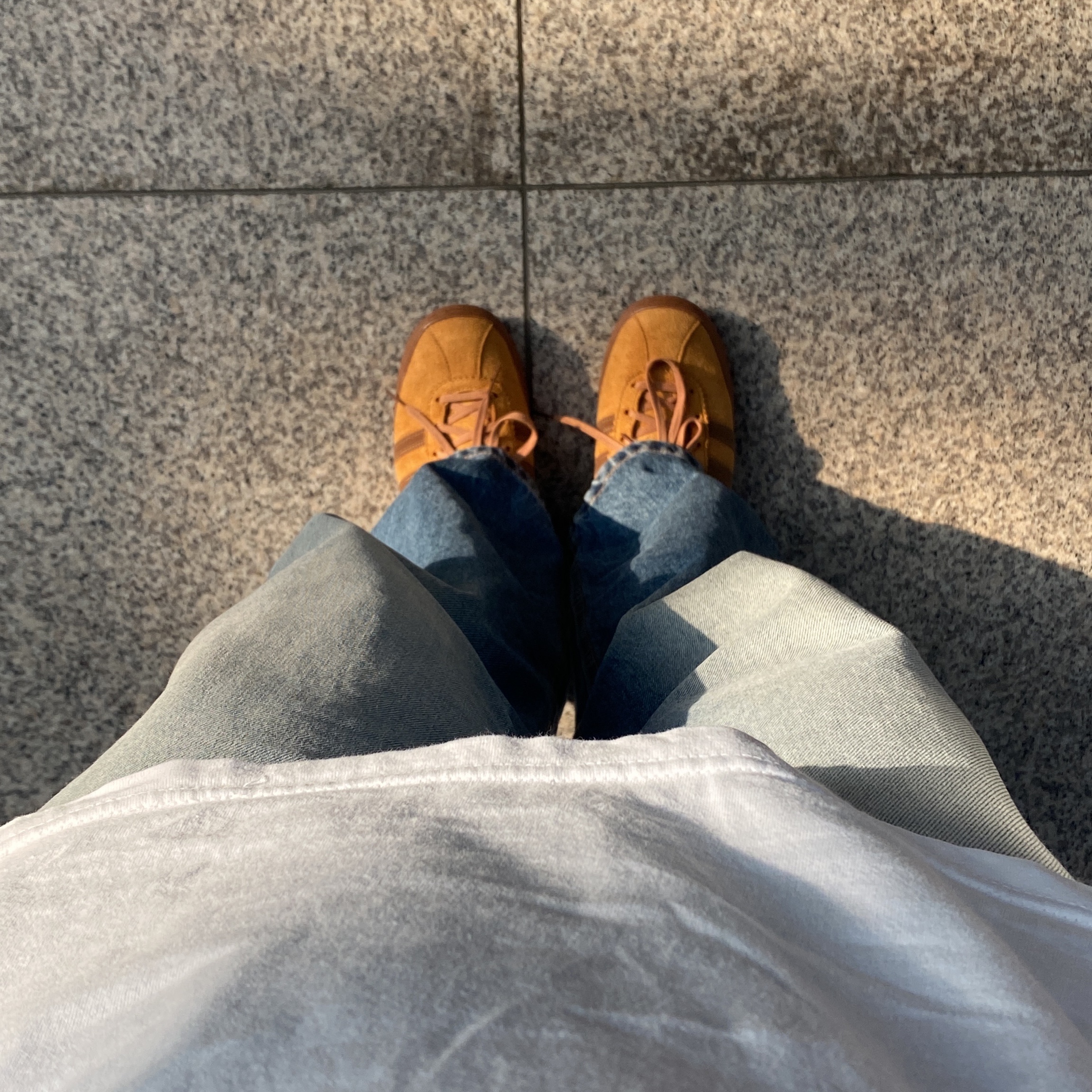 Adidas Tobacco Gruen Mesa Brown Desert 착용 스타일