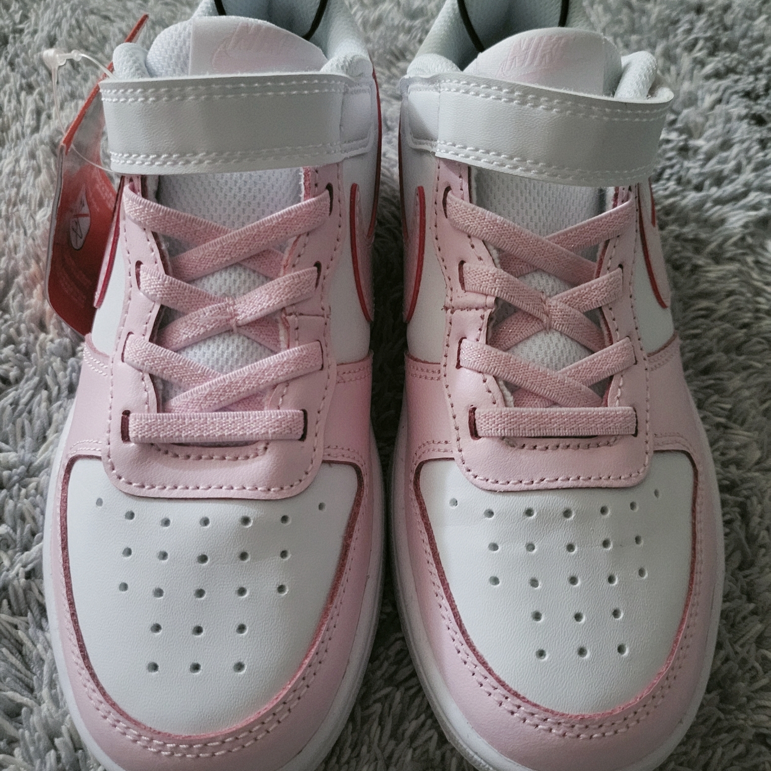 (PS) Nike Court Borough 2 SE White Pink Foam 착용 스타일 - 1