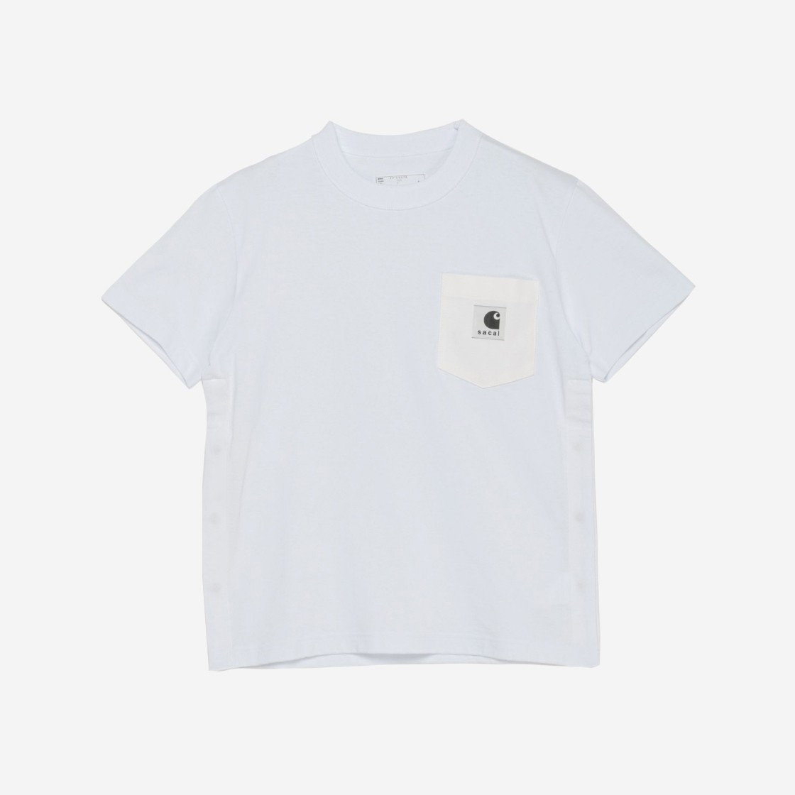 Sacai x Carhartt WIP T-Shirt White 상세 이미지 1