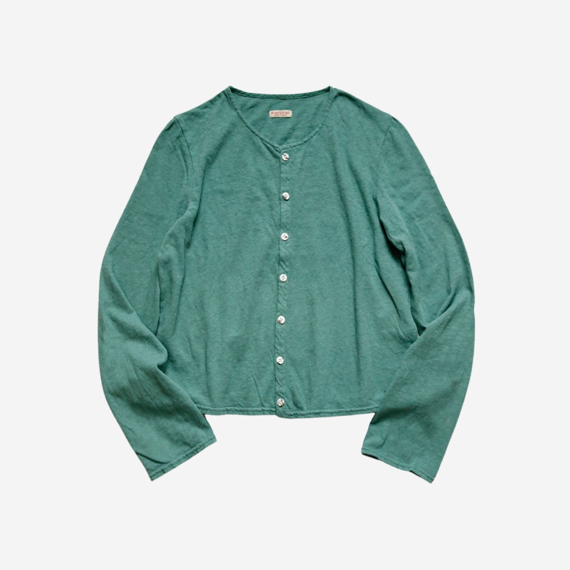 Kapital Gauze Cotton Sheeting Bolero Cardigan Green 상세 이미지 1