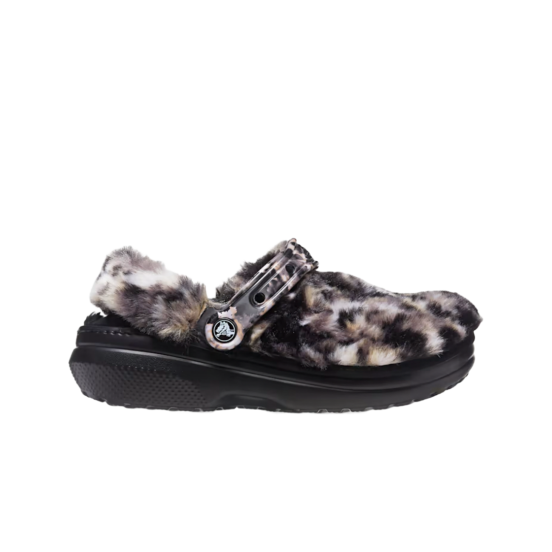 207303-0C4 Crocs Classic Fur Sure Clog Black Multi