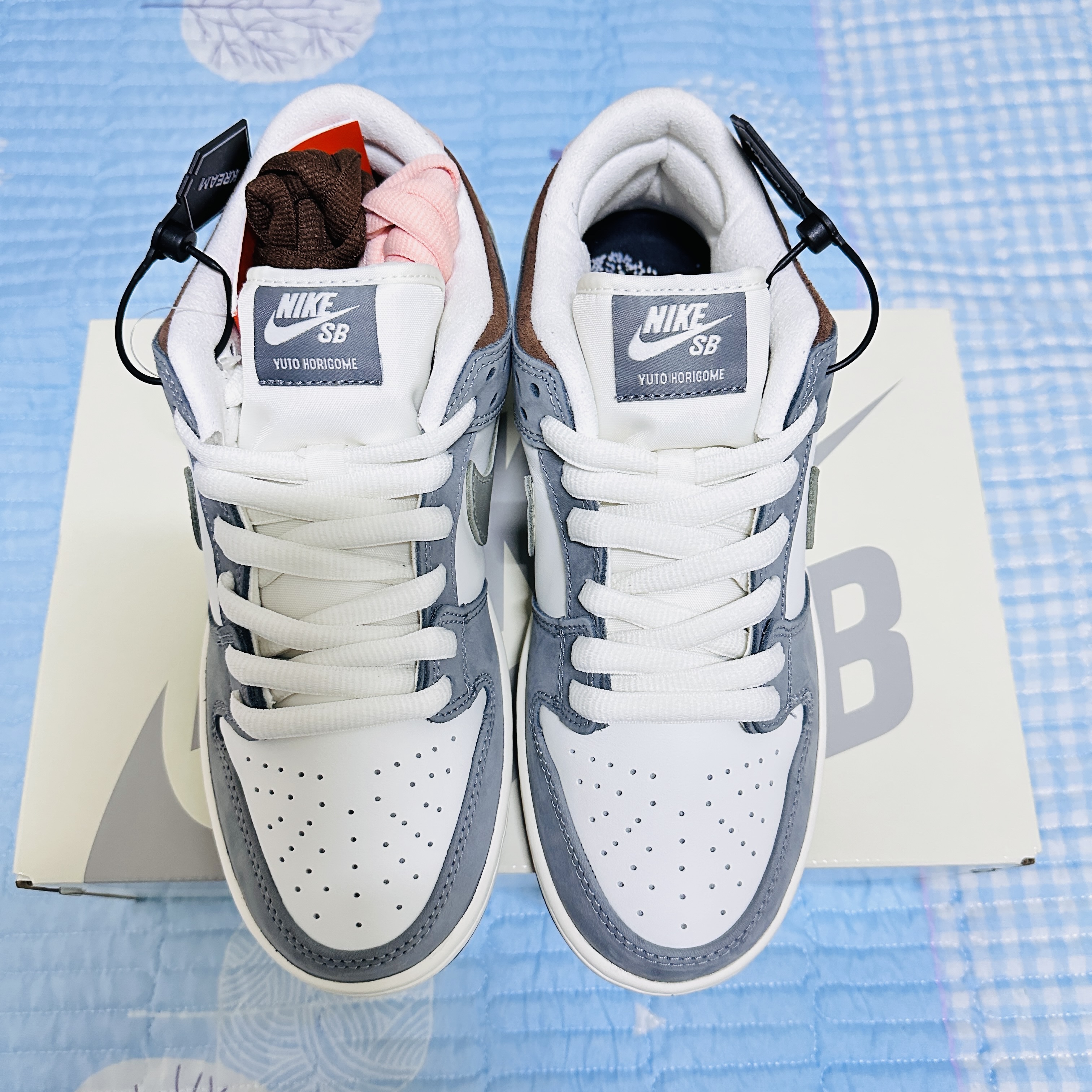 Nike x Yuto Horigome SB Dunk Low Wolf Grey 착용 스타일 - 2