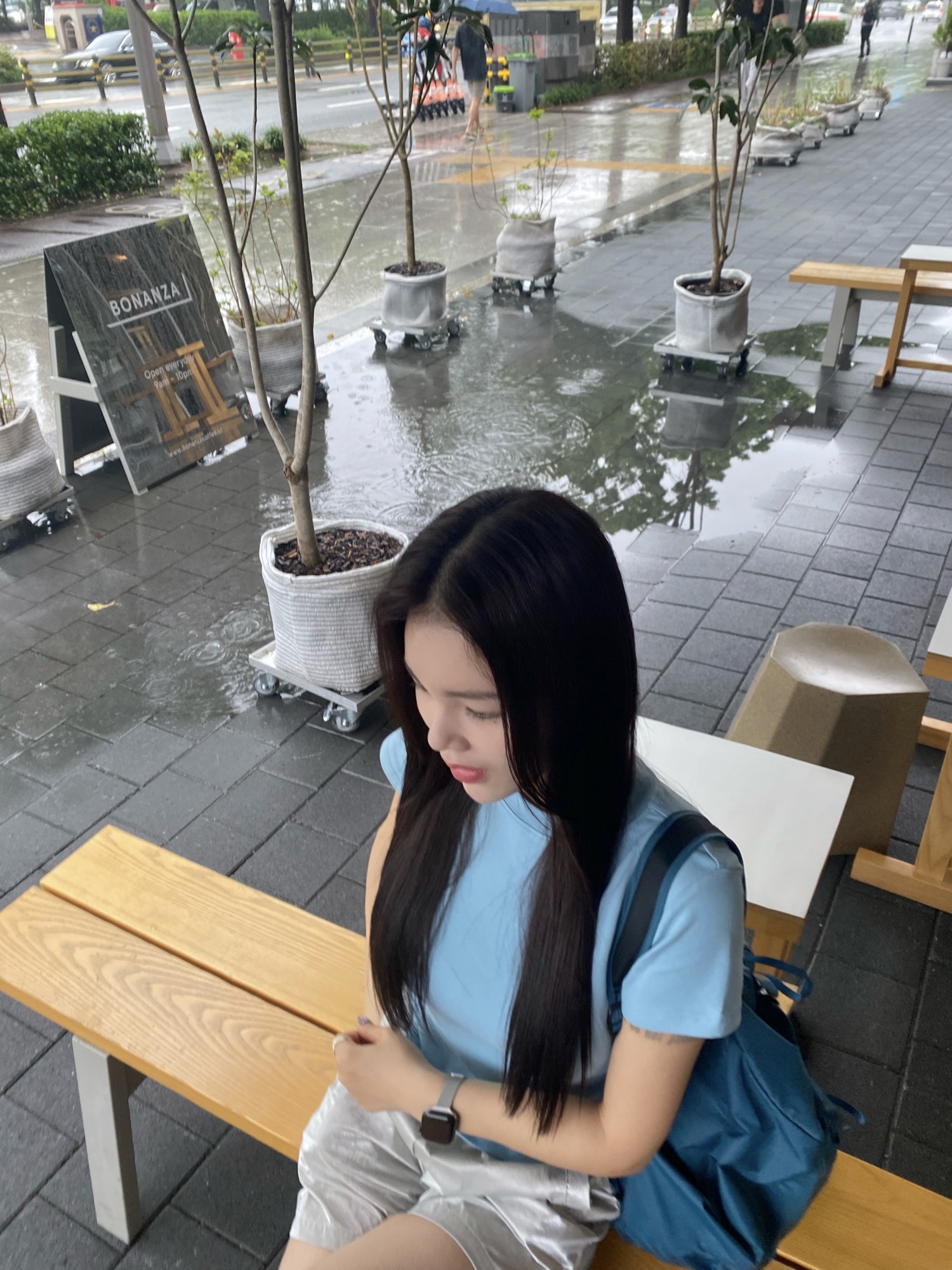Arc'teryx Heliad 10 Backpack Serene 착용 스타일 - 1