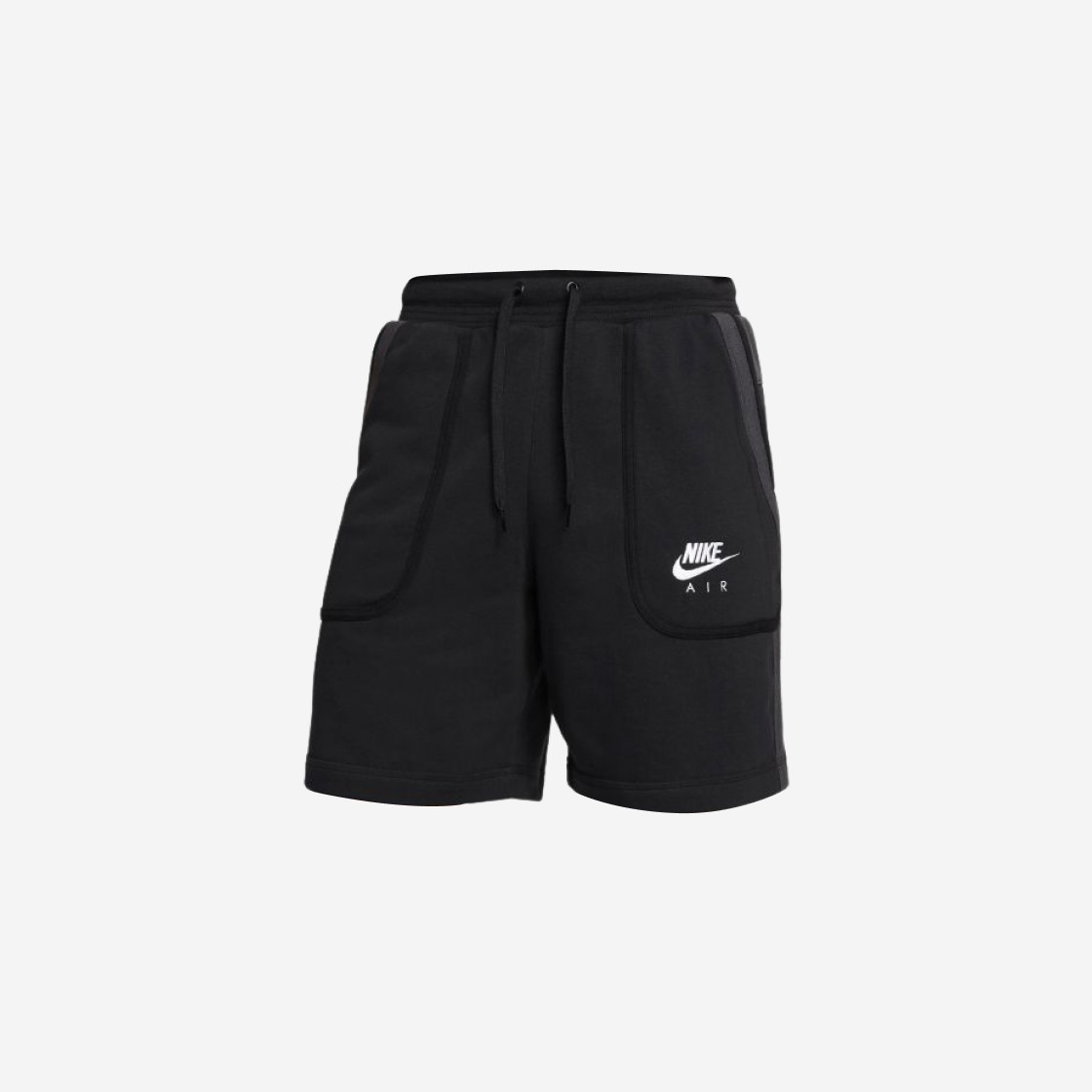 Nike Air Logo French Terry Shorts Black 상세 이미지 1