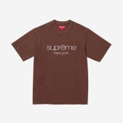 Supreme Classic Logo S/S Top Brown - 23FW