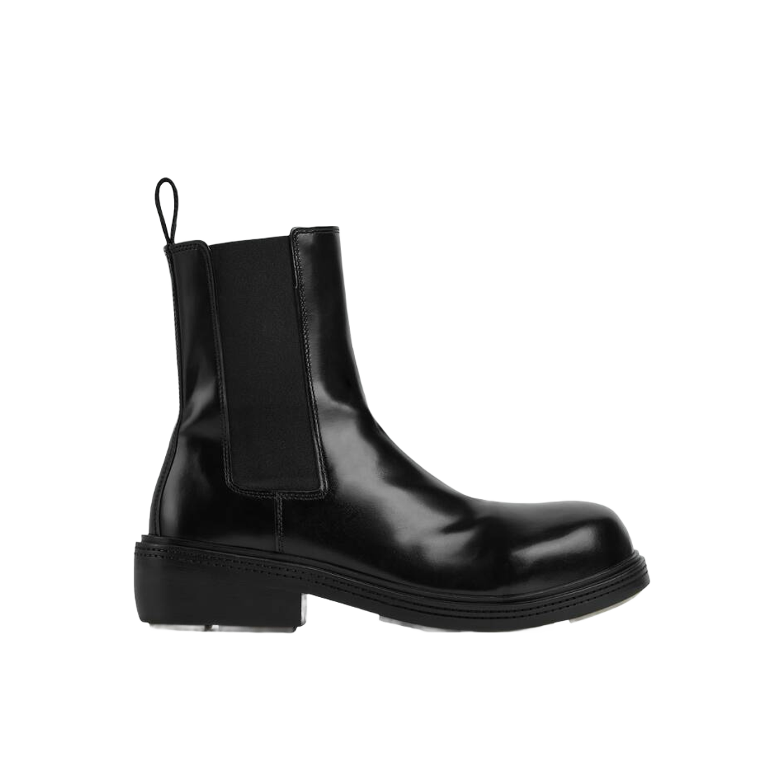 보테가 베네타 파이어맨 첼시 앵클 부츠 블랙