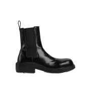 Bottega Veneta Fireman Chelsea Ankle Boot Black