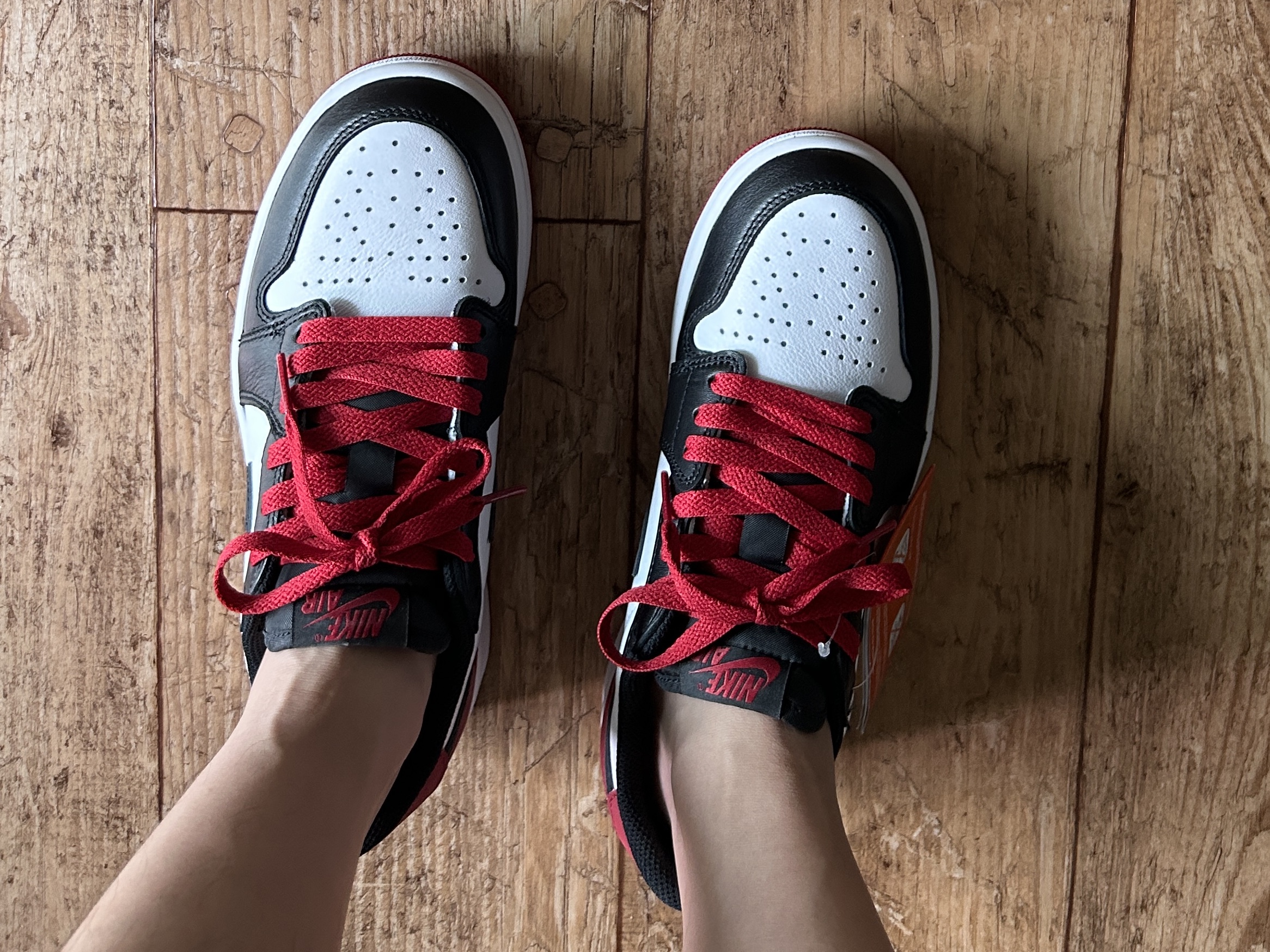 Jordan 1 Retro Low OG Black Toe 착용 스타일