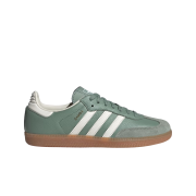 (W) Adidas Samba OG Silver Green Chalk White
