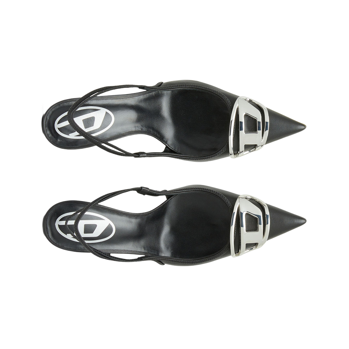 (W) 디젤 D-비너스 슬링백 블랙((W) Diesel D-Venus Slingback Black) - 2