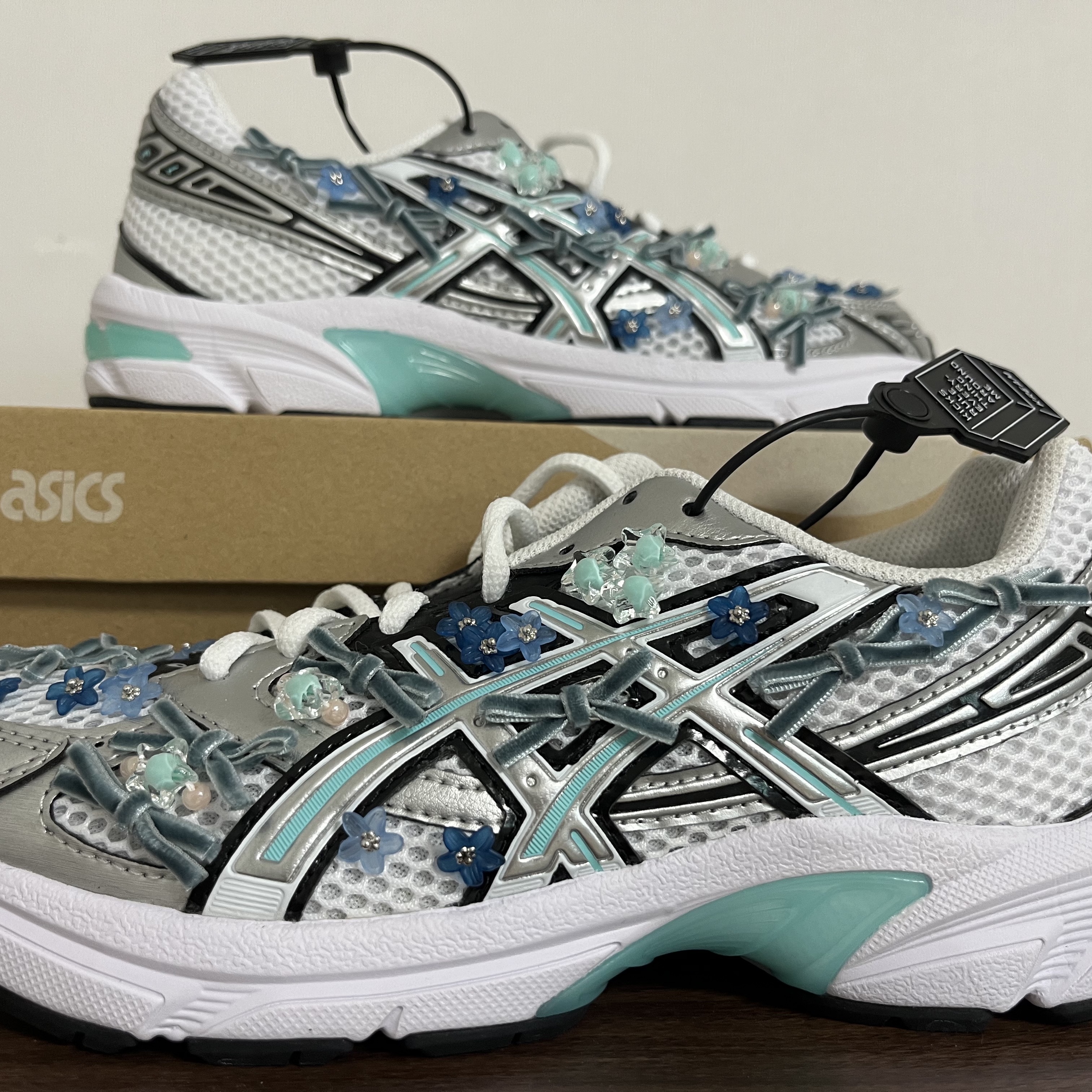 Asics Gel-1130 White Pure Silver 착용 스타일 - 2