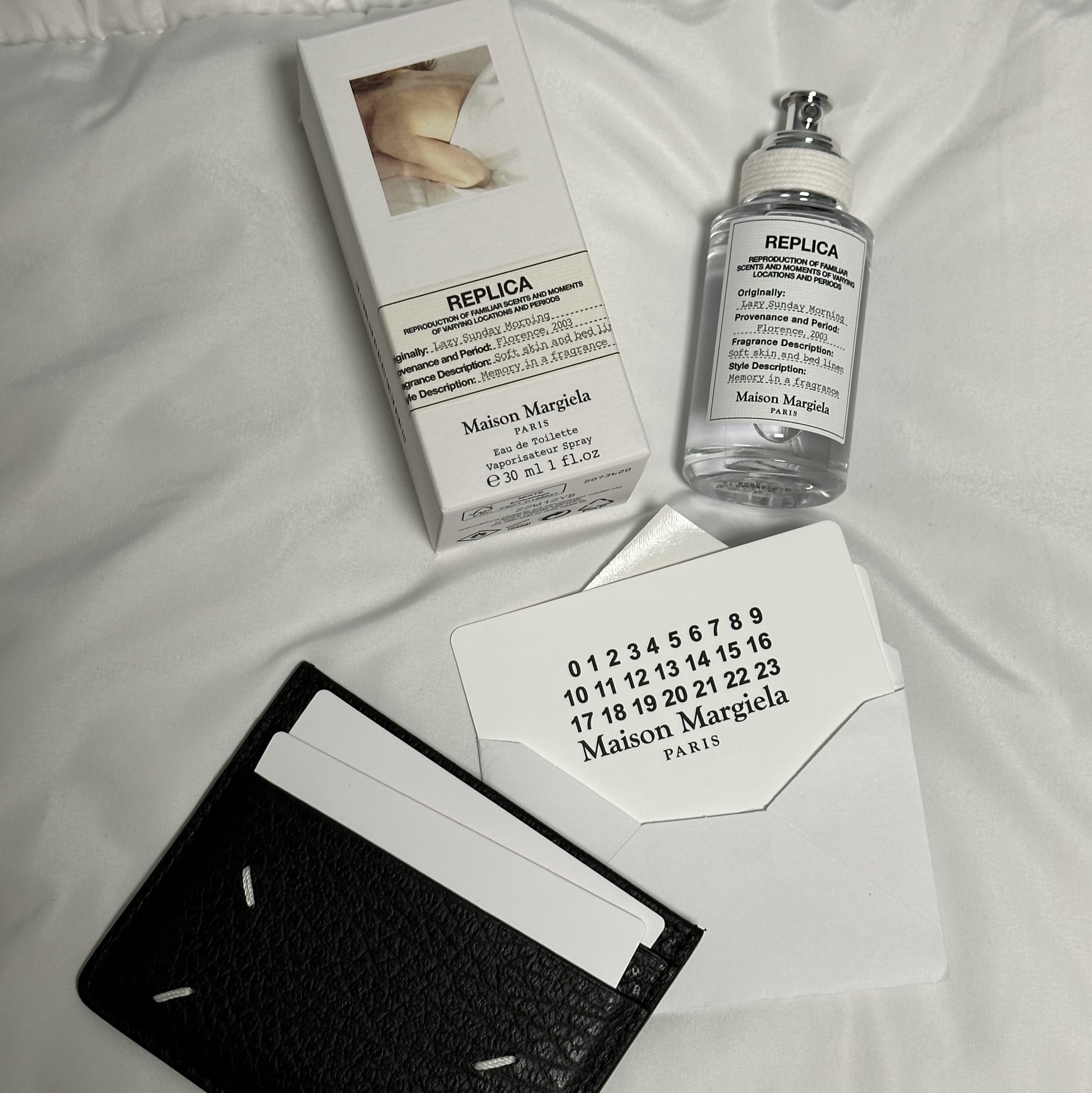 Maison Margiela Stitch Card Holder Black, Maison Margiela Replica Lazy Sunday Morning Eau De Toilette 30ml 착용 스타일