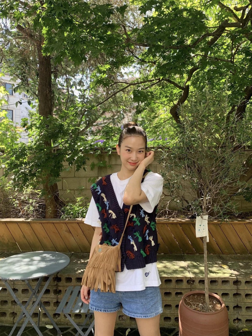 Human Made T-Shirts White (3 Pack) 착용 스타일