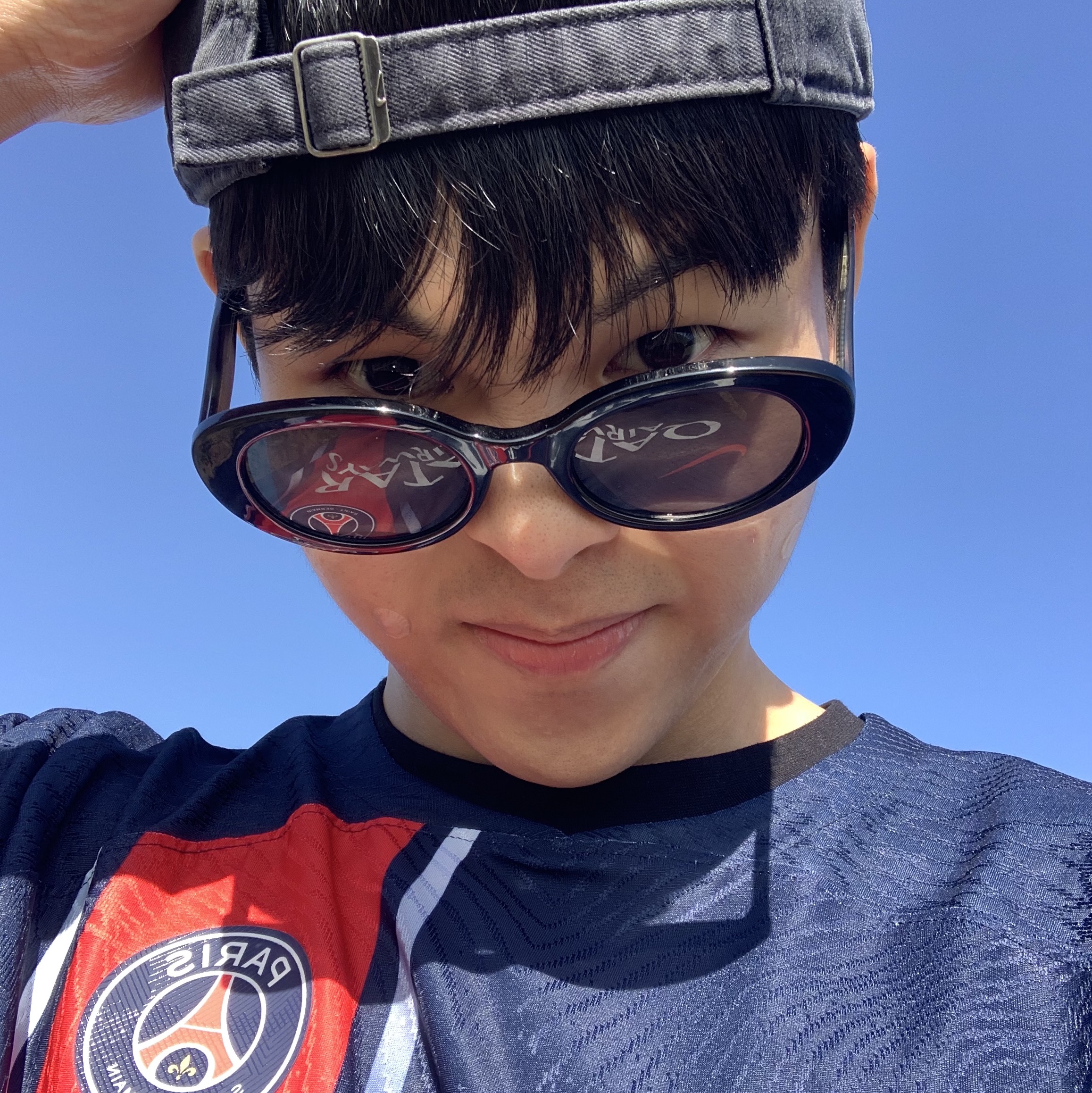 Nike Paris Saint-Germain 2023/24 Dri-Fit Stadium Home Jersey Midnight Navy (Non Marking Ver.) 착용 스타일 - 3