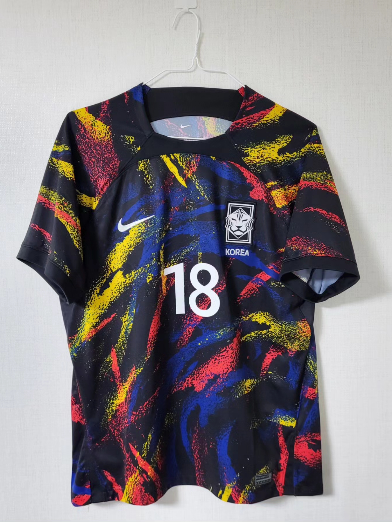 Nike Korea Dri-Fit Stadium Away SS Jersey Black - Asia (Non Marking Ver.) 착용 스타일 - 2