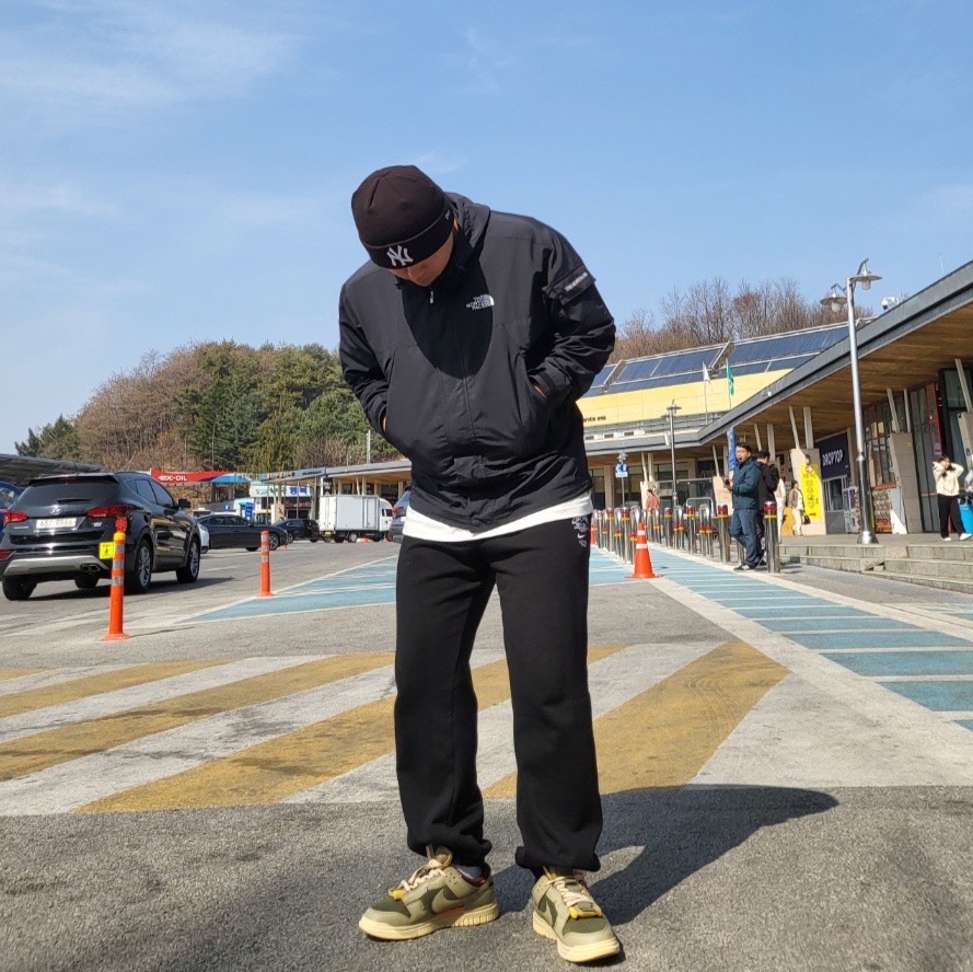 Nike Air Dunk Jumbo Medium Olive, Nike x Stussy NRG ZR Fleece Pants Black - US/EU 착용 스타일