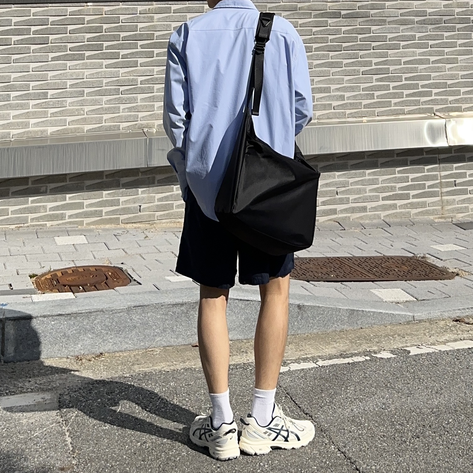 Asics Gel-Venture 6 SPS Birch French Blue 착용 스타일 - 3