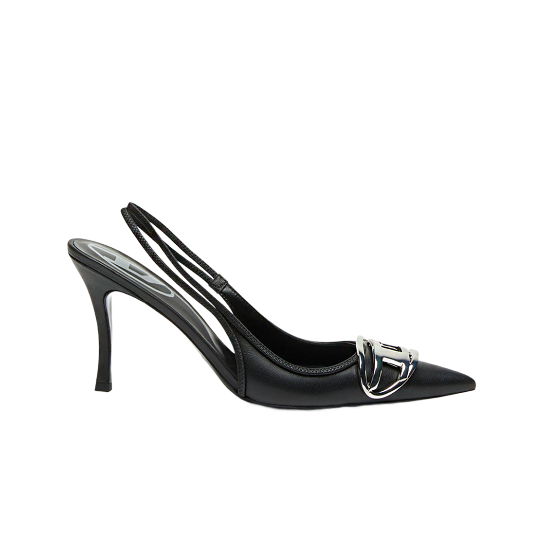 (W) 디젤 D-비너스 슬링백 블랙((W) Diesel D-Venus Slingback Black)