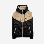 Nike NSW Windrunner Hooded Jacket Black Khaki - US/EU