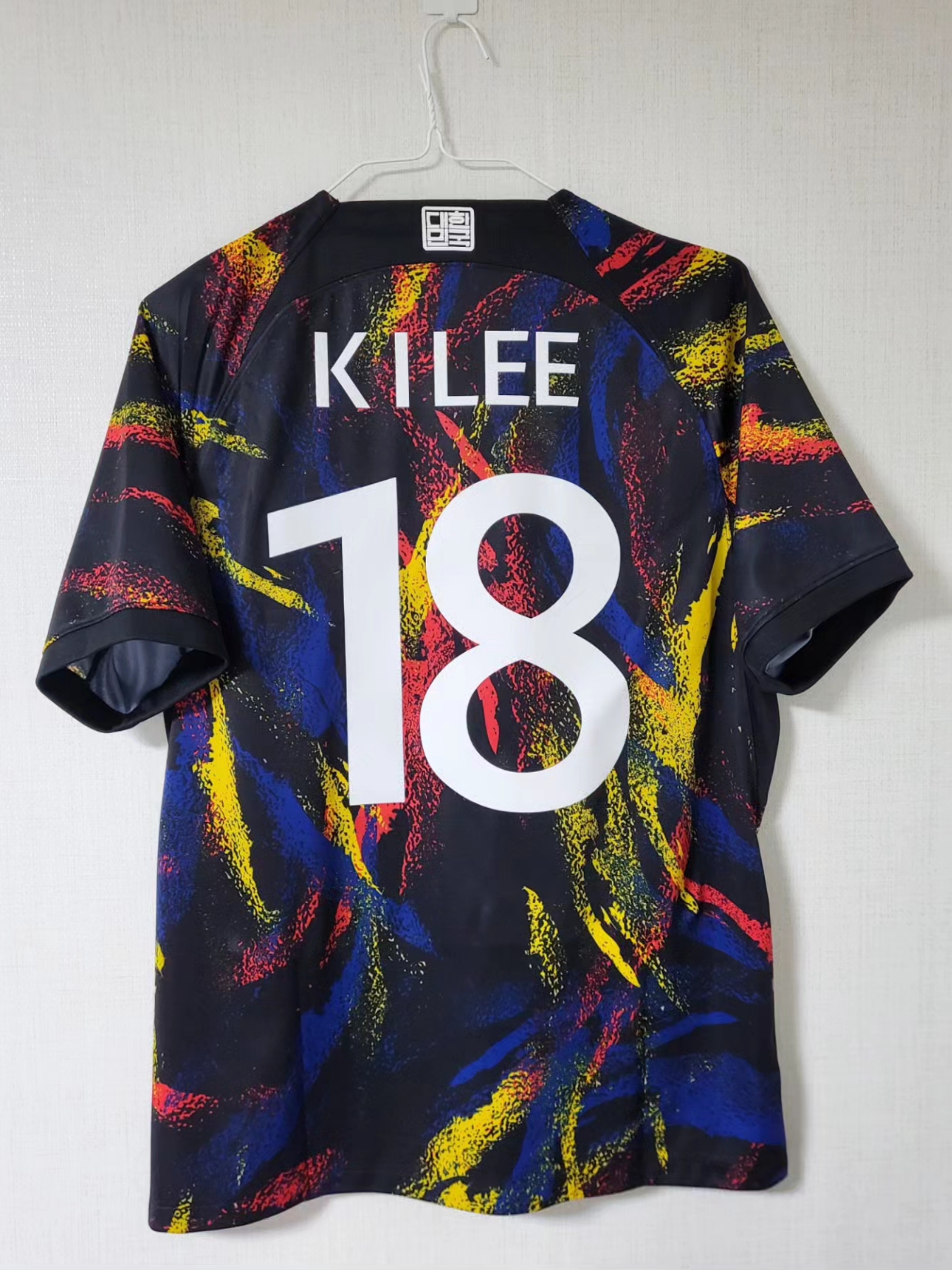 Nike Korea Dri-Fit Stadium Away SS Jersey Black - Asia (Non Marking Ver.) 착용 스타일 - 1