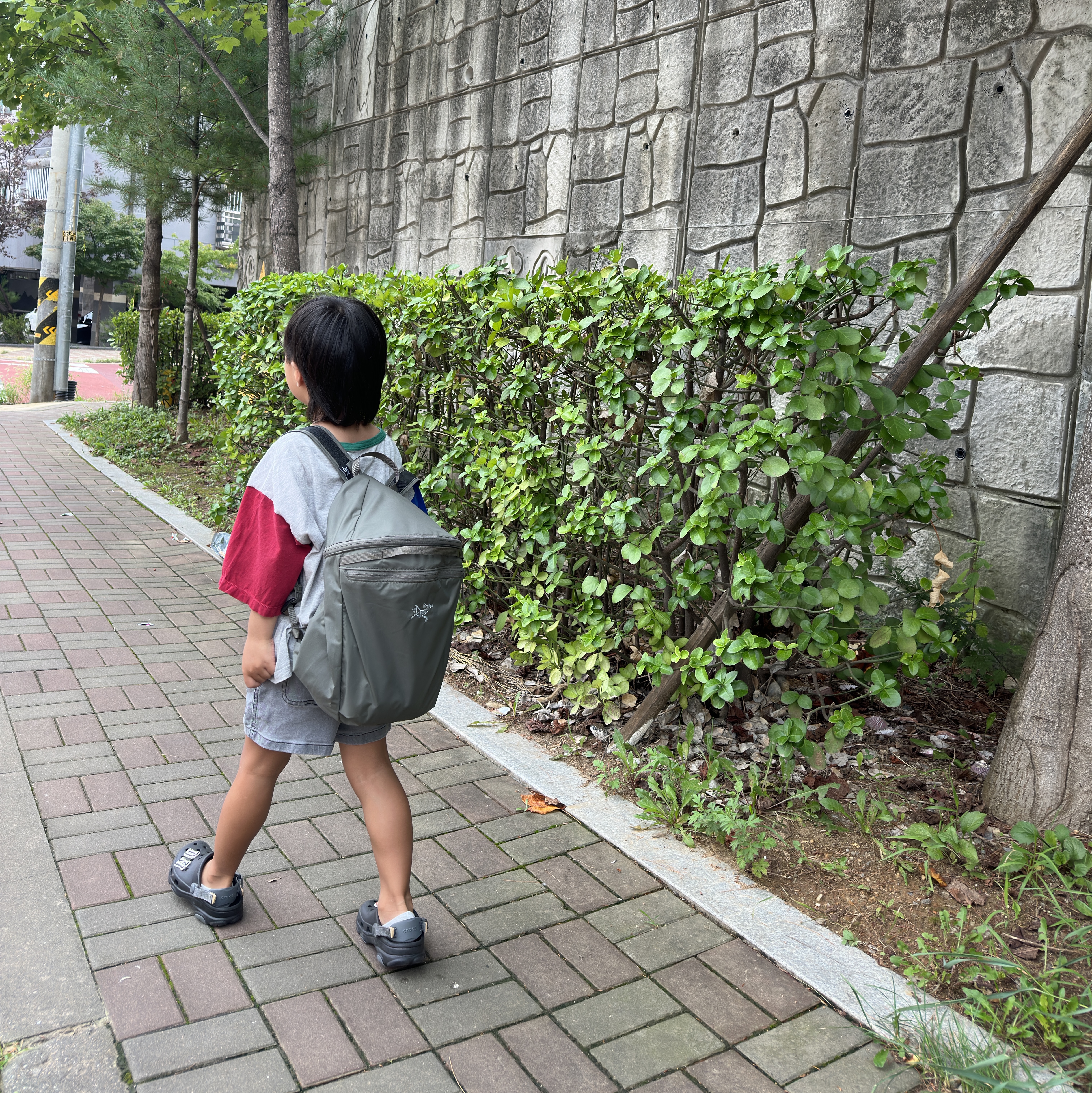 Arc'teryx Heliad 15 Backpack Forage 착용 스타일
