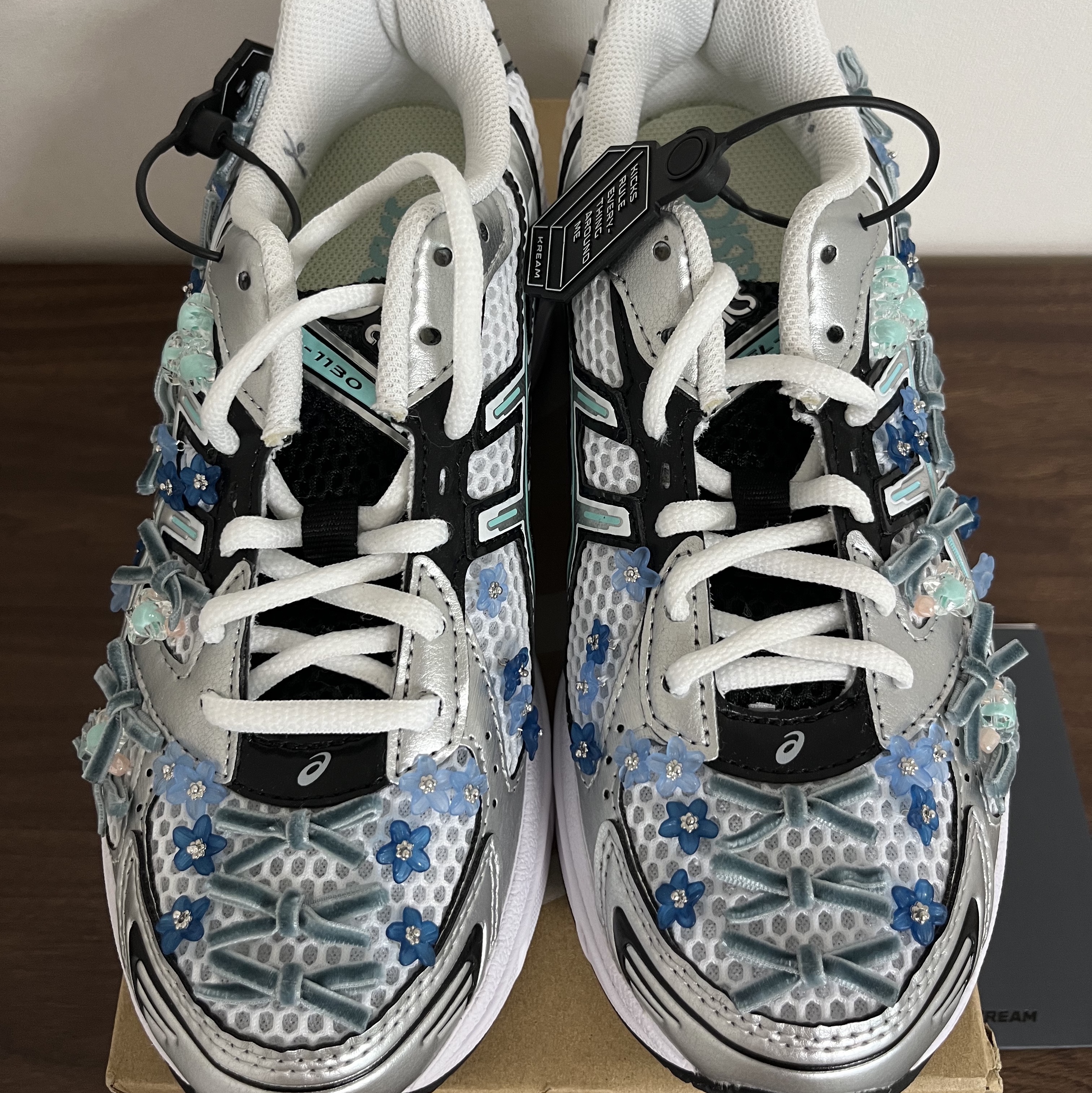 Asics Gel-1130 White Pure Silver 착용 스타일 - 4
