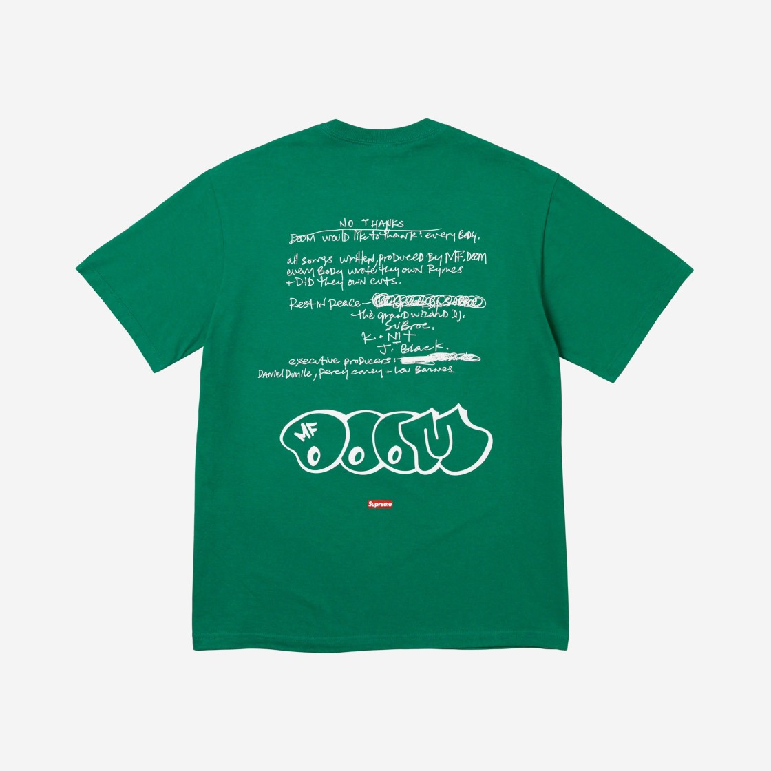 Supreme x MF Doom T-Shirt Light Pine - 23FW 상세 이미지 2