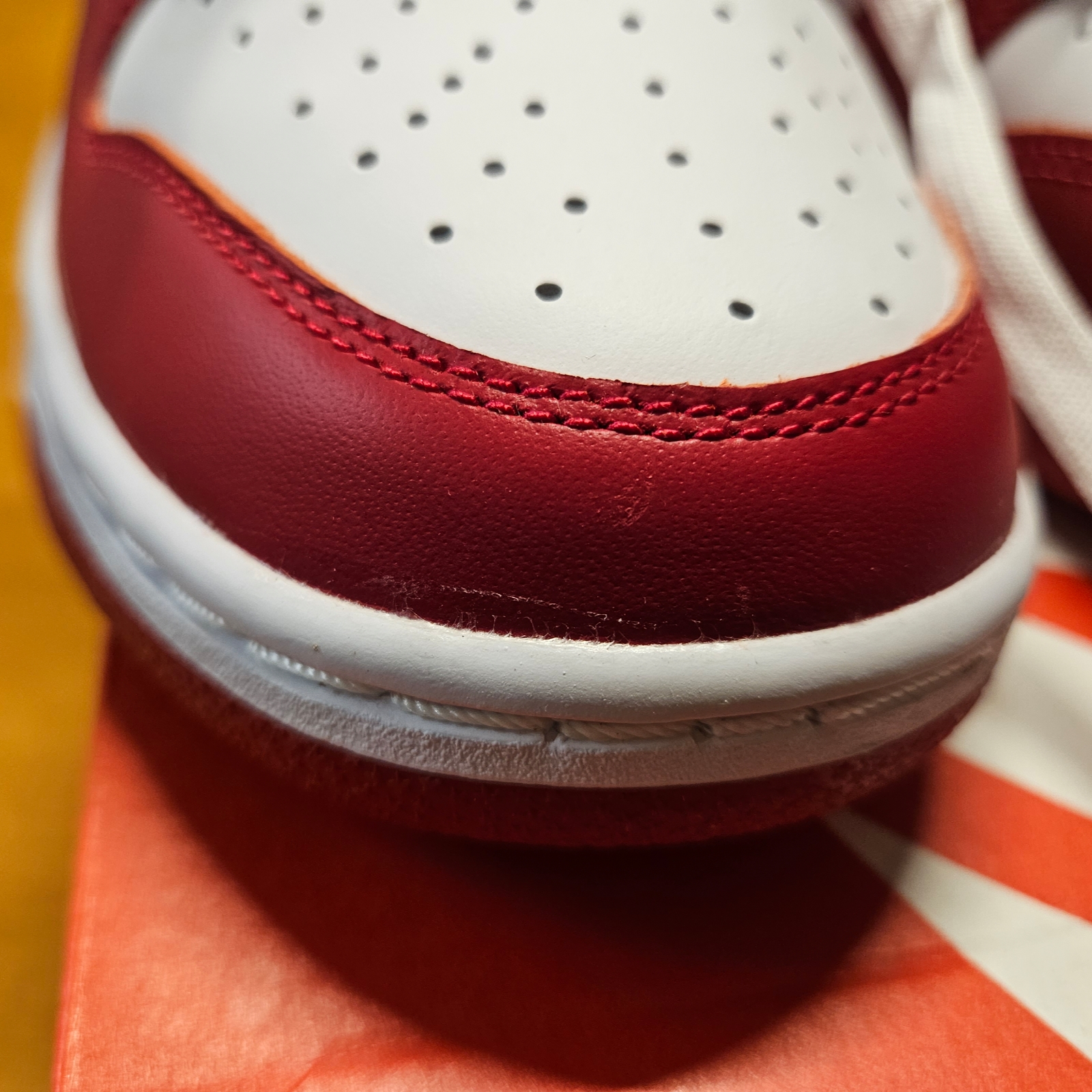 Nike Dunk Low Retro Gym Red 착용 스타일 - 4