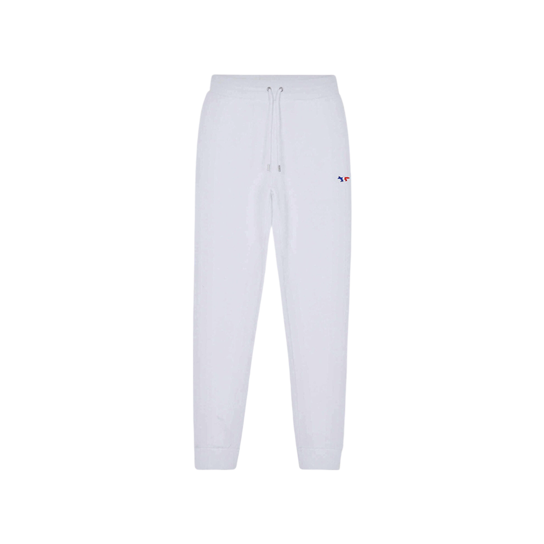 (W) Maison Kitsune Tricolor Fox Patch Classic Jog Pant White 상세 이미지 1