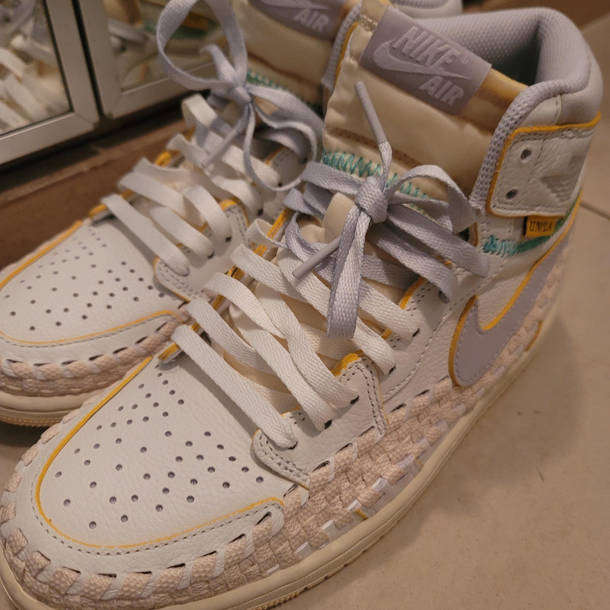 Jordan 1 x Bephies Beauty Supply x Union Retro High OG SP Summer '96 착용 스타일