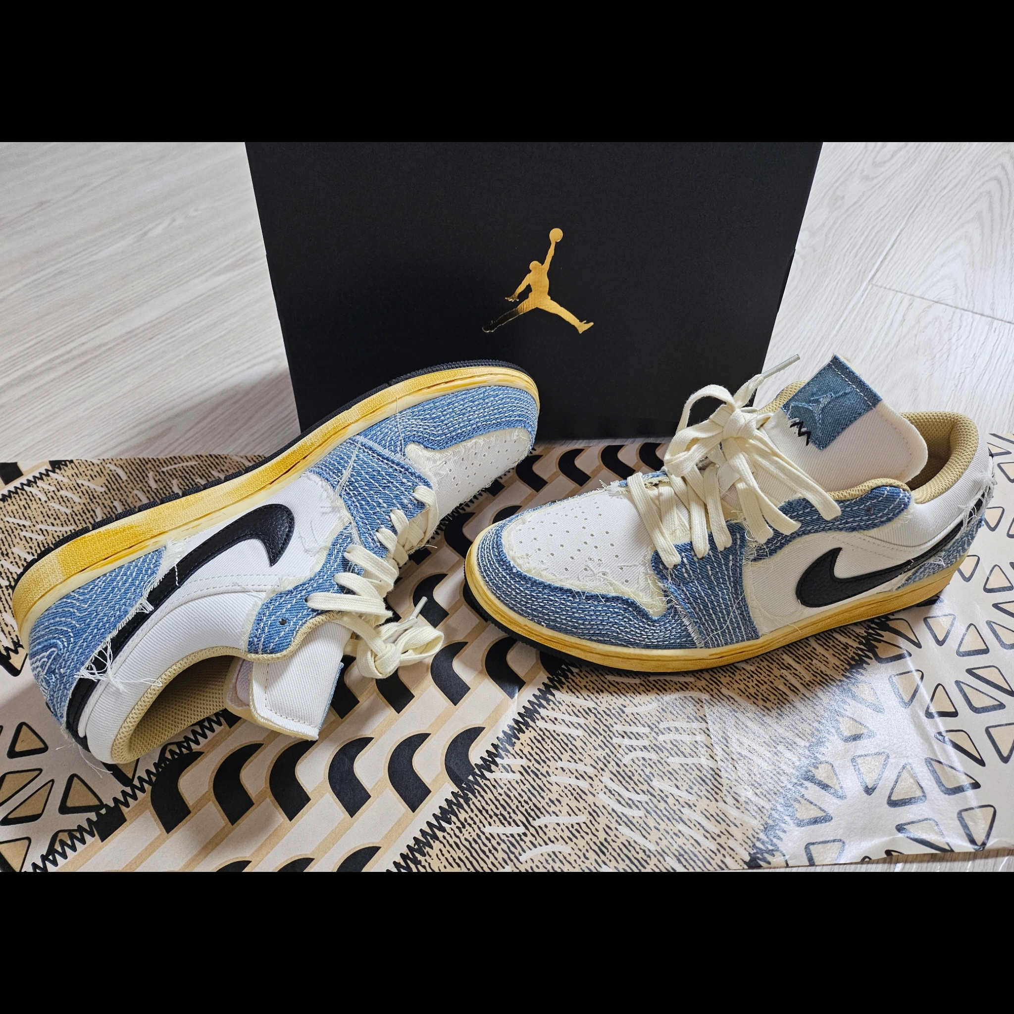 Jordan 1 Low World Make Japan 착용 스타일 - 1
