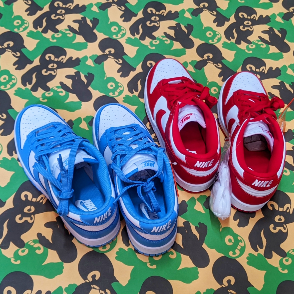 Nike Dunk Low SP White and University Red 2023 착용 스타일 - 4