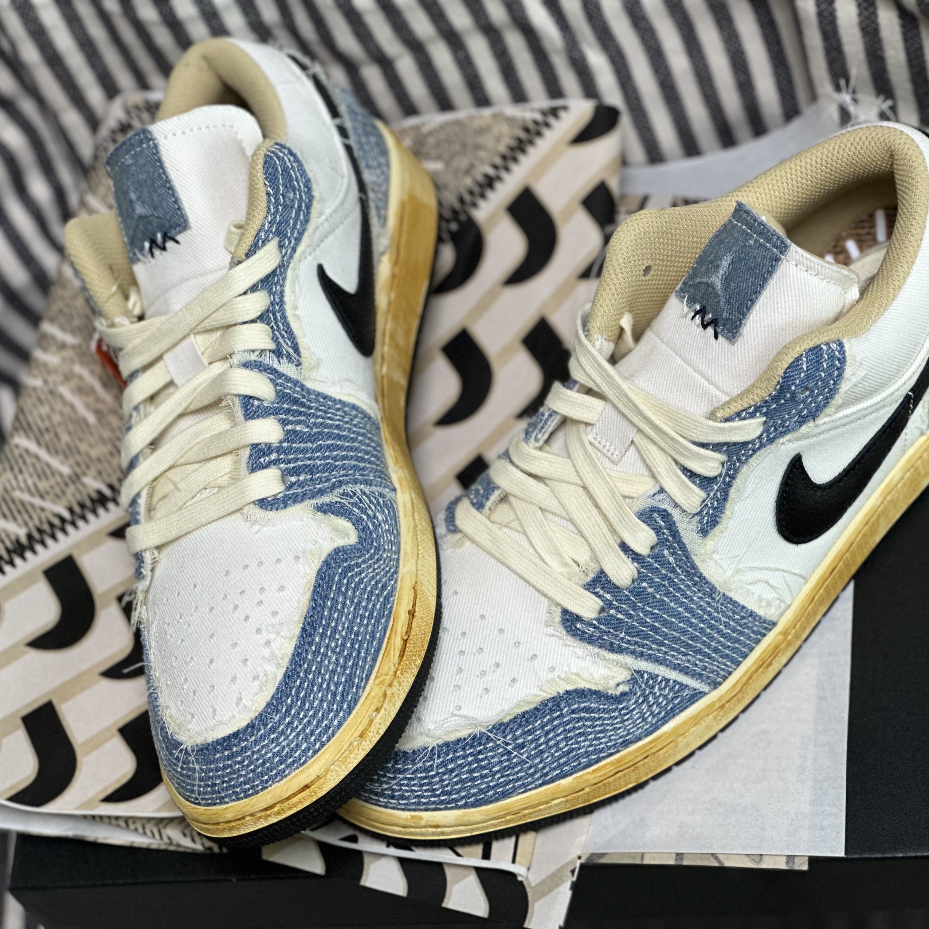 Jordan 1 Low World Make Japan 착용 스타일 - 1