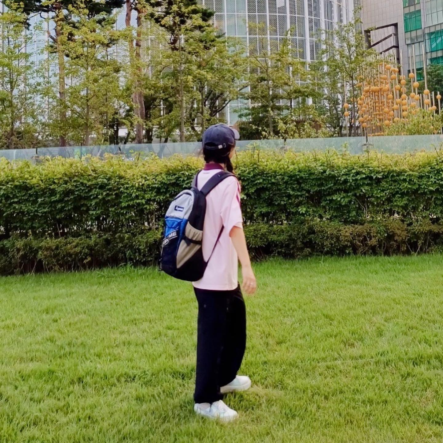 Human Made 6 Panel Denim Cap Indigo, Supreme Backpack Blue - 23FW 착용 스타일 - 2