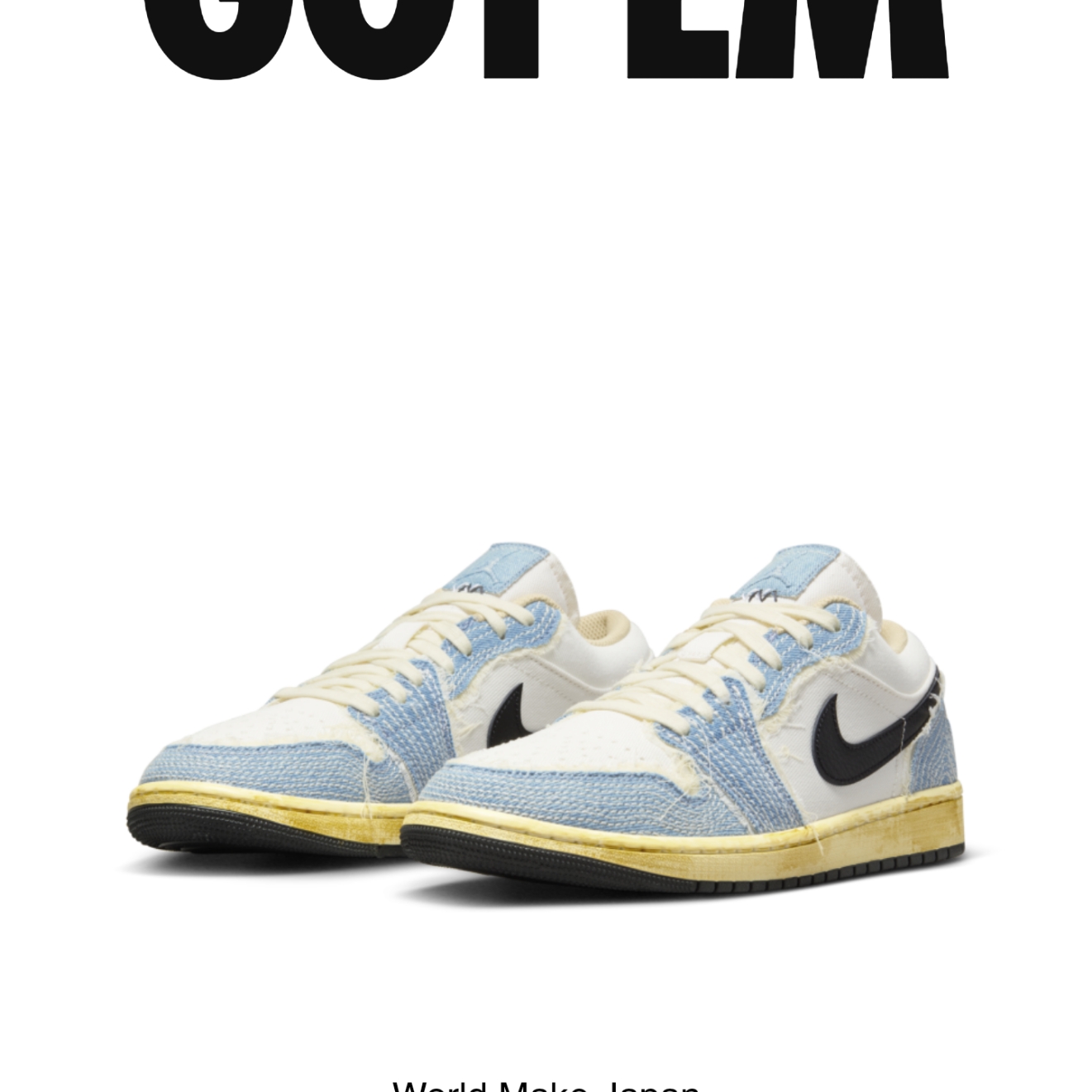 Jordan 1 Low World Make Japan 착용 스타일