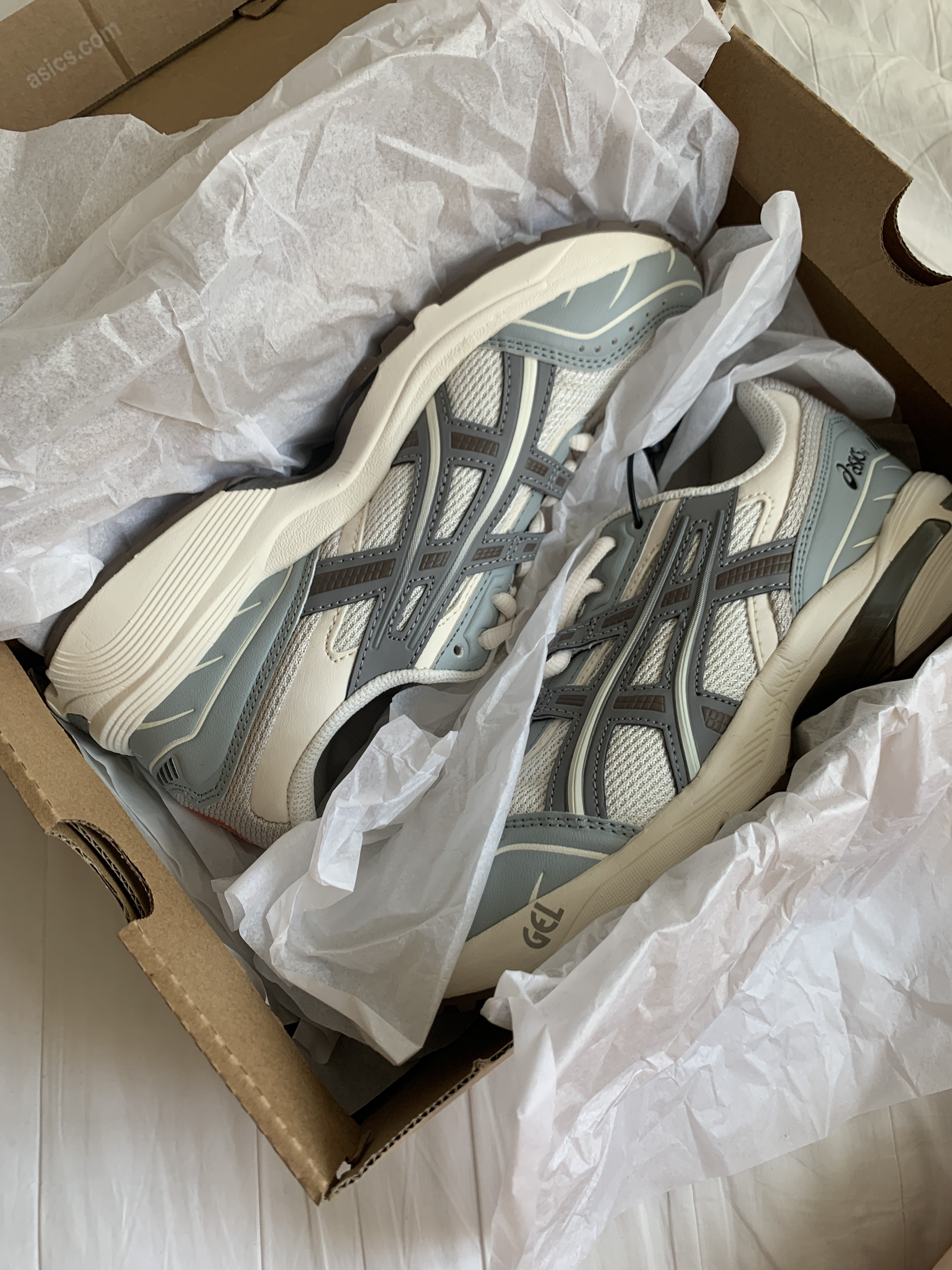 Asics Gel-1090 Blue Grey 착용 스타일 - 3